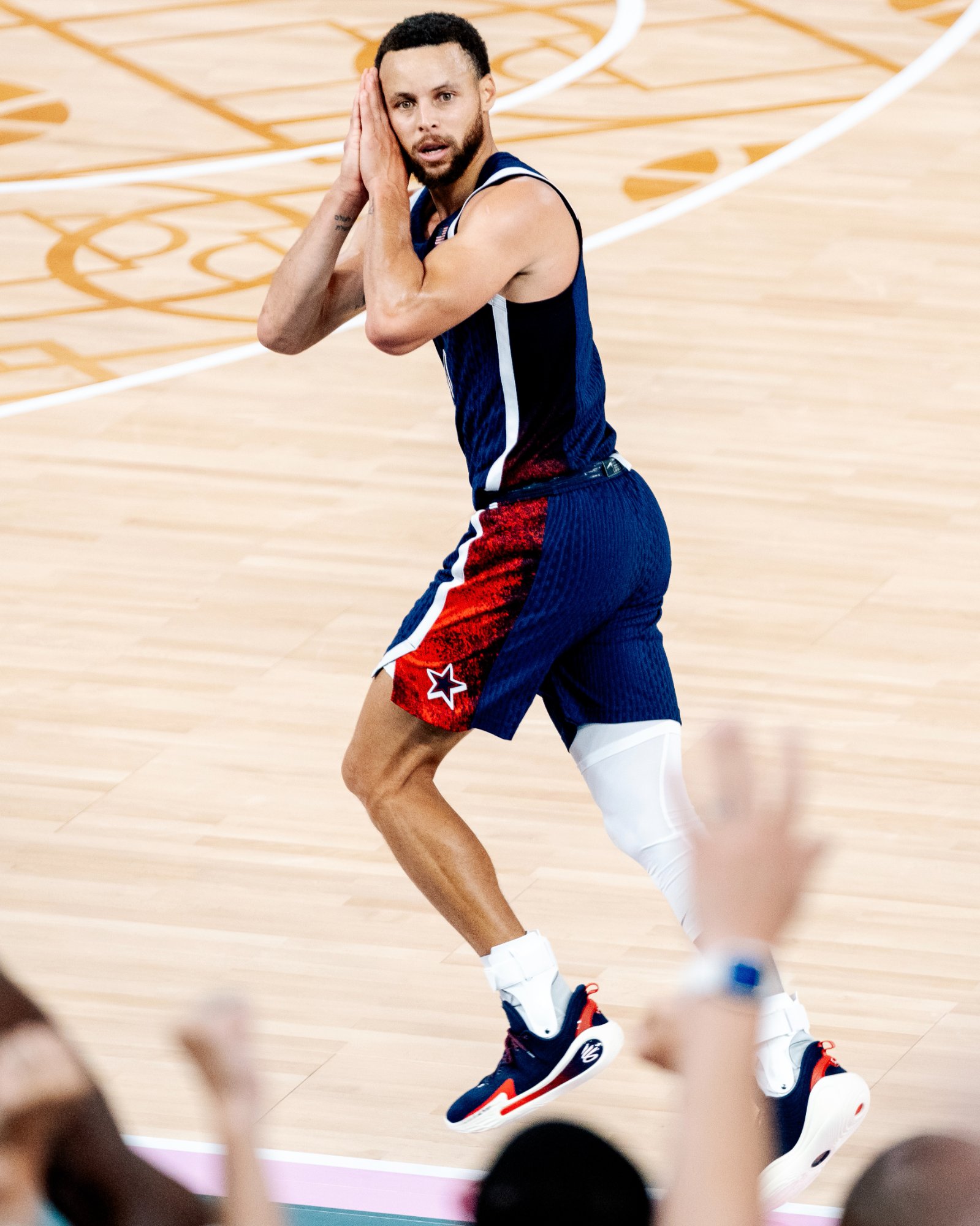 Steph Curry Night Night — Paris 2024 Olympics by Kyle Gardner